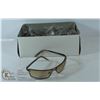 Image 1 : BOX OF SLEEK BROWN METAL SUNGLASSES DESIGNED IN