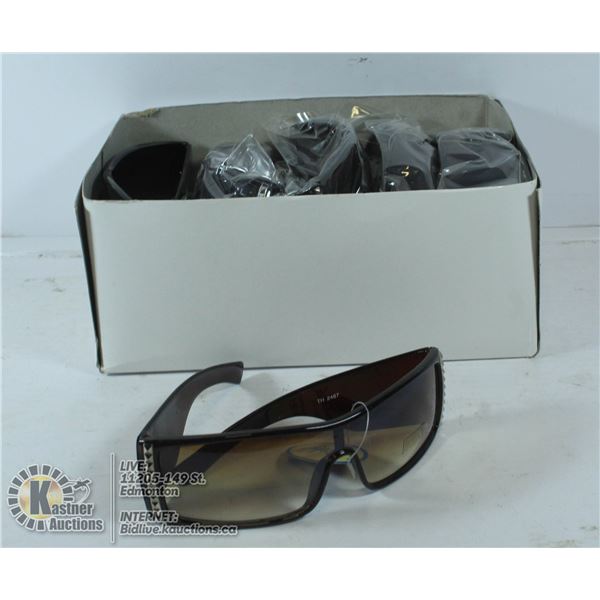 WIDE LENS WIDE FRAMED DESIGNER STYLE STUDDED