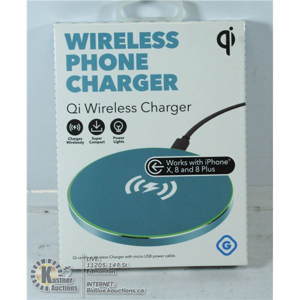 NEW GEMS WIRELESS QI PHONE CHARGER