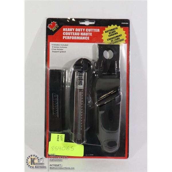 NEW HEAVY DUTY CUTTER WITH HOLDER & AUTO BLADE