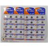 Image 1 : LOT OF FOUR 10 PKS OF 1.5VOLT BATTERIES