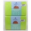 Image 1 : LOT OF 4 ECO FRIENDLY YOGA BLOCKS