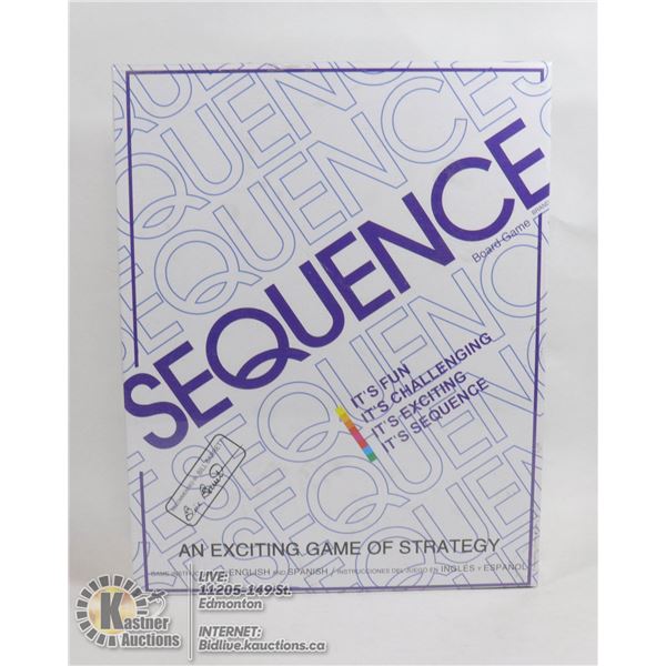 SEQUENCE " A GAME OF STRATEGY"