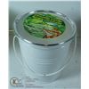 Image 1 : NEW 150G CITRONELLA CANDLES IN A WHITE DECORATIVE