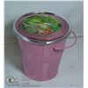 Image 1 : NEW 150G CITRONELLA CANDLES IN A PINK DECORATIVE