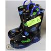 Image 1 : PAIR CHILDRENS "LIT UP" RUBBER BOOTS SZ 7