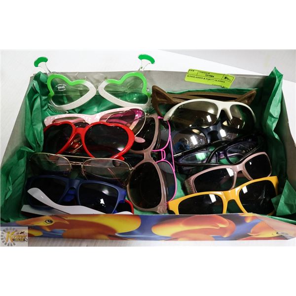 SUNGLASSES & PARTY GLASSES