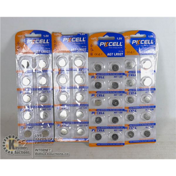 LOT OF 4 PKCEEL 1.5V BATTERY 10PCS
