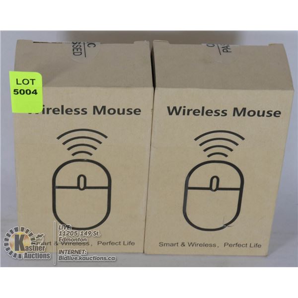 LOT OF 2 WIRELESS MICE