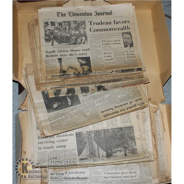 ASSTMENT OF EDMONTON JOURNALS 1968/1969 A FEW