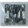Image 1 : BAG OF 5 FT POWER CORDS