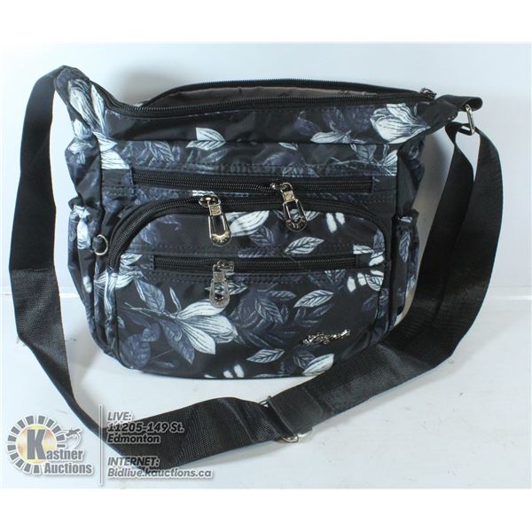 NEW BLUE LEAF LOYT OVER THE SHOULDER BAG.