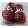 Image 1 : TWO PAIRS OF BERGMAN KELLY "CEO MOM" SLIPPERS.