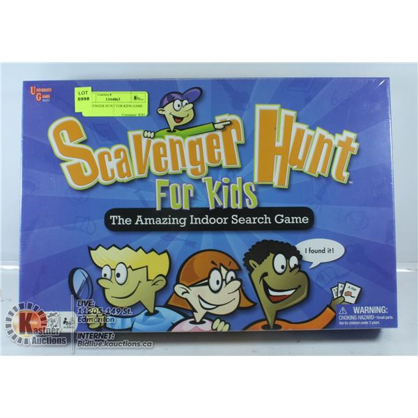 SCAVENGER HUNT FOR KIDS GAME