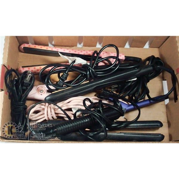 FLAT OF HAIR STRAIGHTENERS