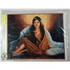 Image 1 : ABORIGINAL LADY PRINT BY ONE TRUE SPIRIT CREATIONS