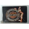 Image 1 : HARLEY DAVIDSON MOTOR OIL METAL SIGNS 8" X 12"