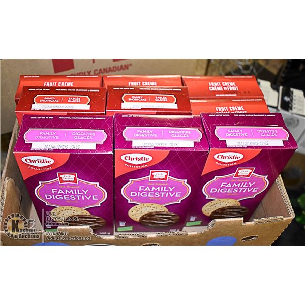 FLAT LOT OF VARIOUS KINDS OF COOKIES