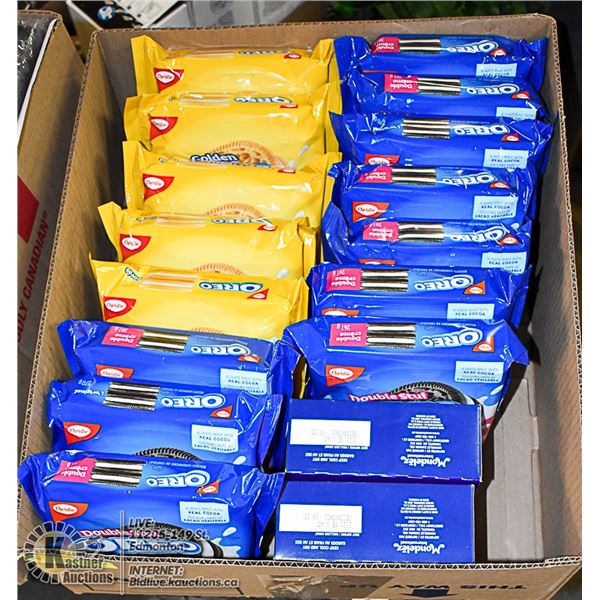 FLAT LOT OF OREO COOKIE PRODUCTS