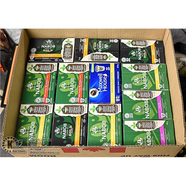 FLAT LOT OF KEURIG COFFEE PODS