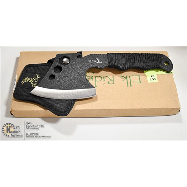9 INCH ELK RIDGE 272 AXE KNIFE NEW IN BOX