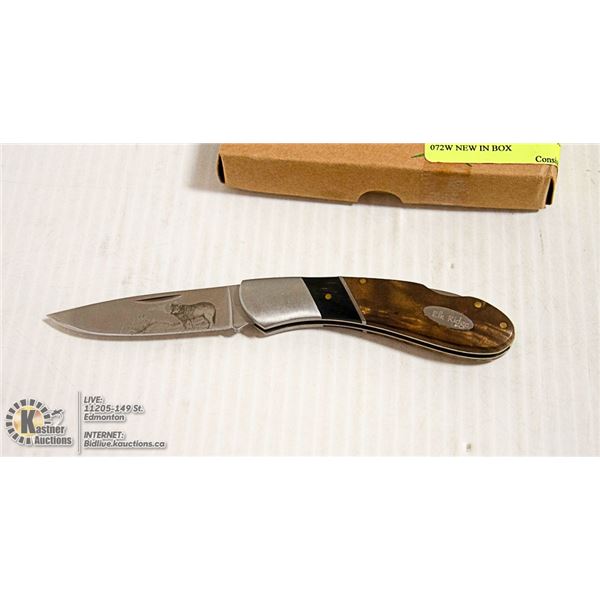 7 INCH ELK RIDGE FOLDING KNIFE 072W NEW IN BOX