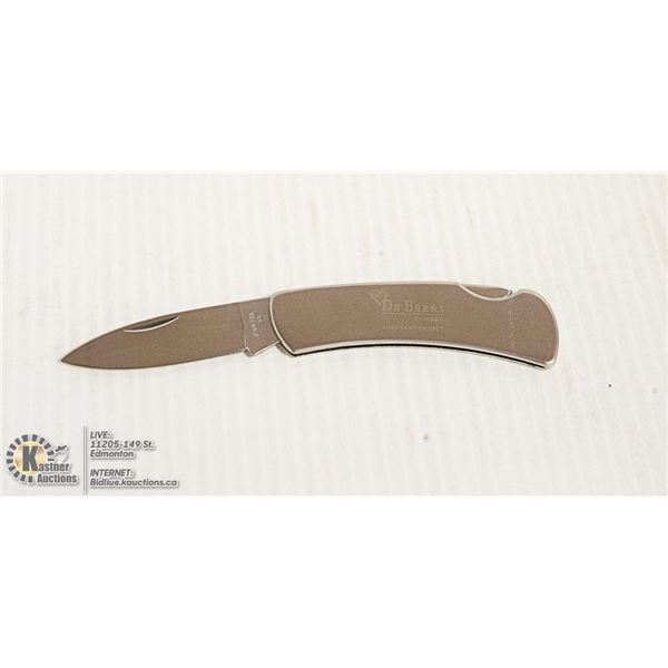 6 INCH DE BEERS DIAMOND FOLDING KNIFE NEW IN BOX