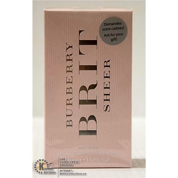 BURBERRY BRIT SHEER FOR HER 50ML