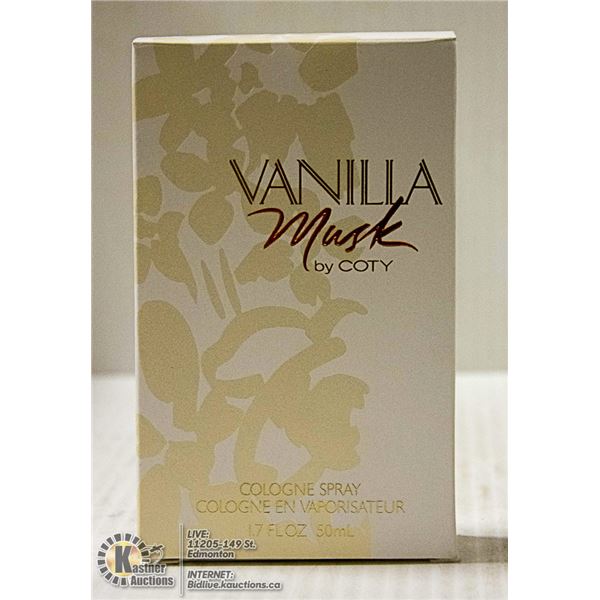 VANILLA MUSK BY COTY COLOGNE SPRAY 50ML
