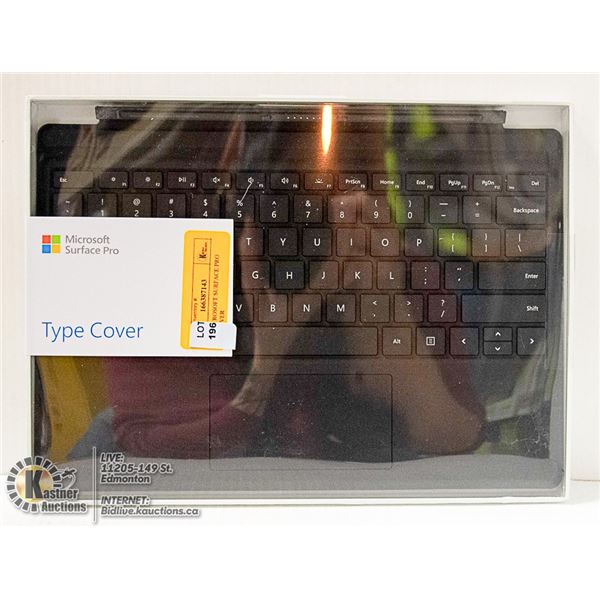 NEW MICROSOFT SURFACE PRO TYPE COVER