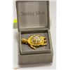 Image 1 : GOLD TONED TURTLE BROOCH WITH RHINESTONE INLAYS