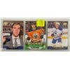 Image 1 : 3 X CURRENT OILERS INCLUDING ROOKIE CARDS