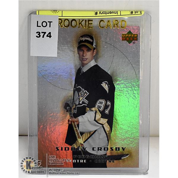 HIGH GRADE SIDNEY CROSBY ROOKIE CARD