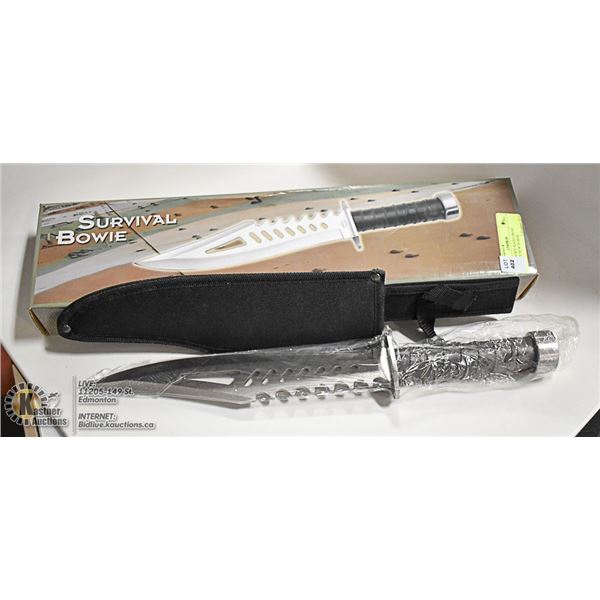 17 INCH BOWIE KNIFE FROST CUTTLERY NEW IN BOX