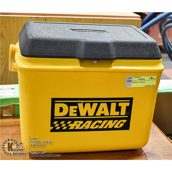 NEW DEWALT COOLER.