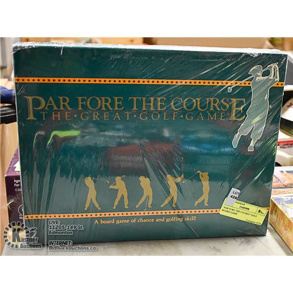"PAR FORE THE COURSE" GOLF BOARD GAME