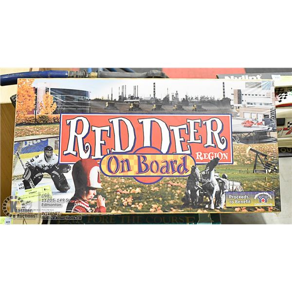 "RED DEER" BOARD GAME- NEW IN BOX