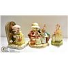 Image 1 : "PRECIOUS MOMENTS" SET OF 3 COLLECTIBLE FIGURINE