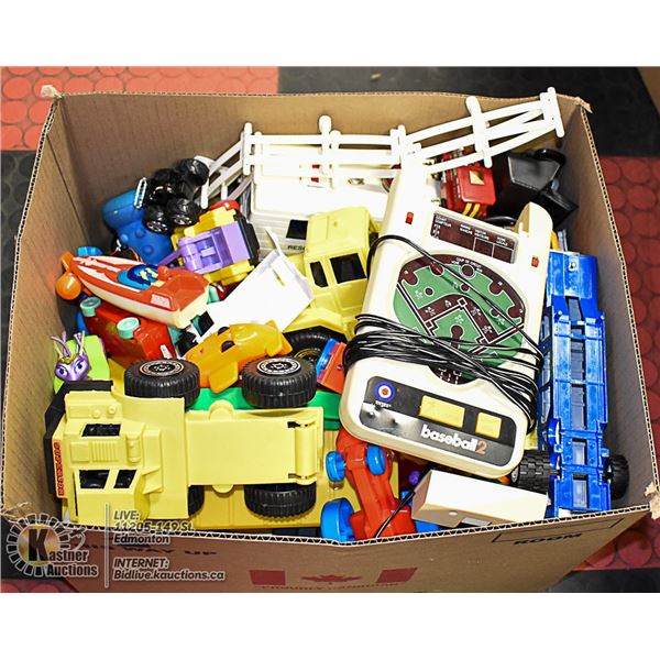 VINTAGE TOYS- ASSORTED BOX LOT