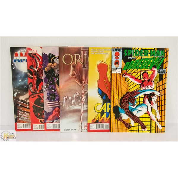 6 X COLLECTOR # 1 ISSUES COMICS SPIDEY MARVEL