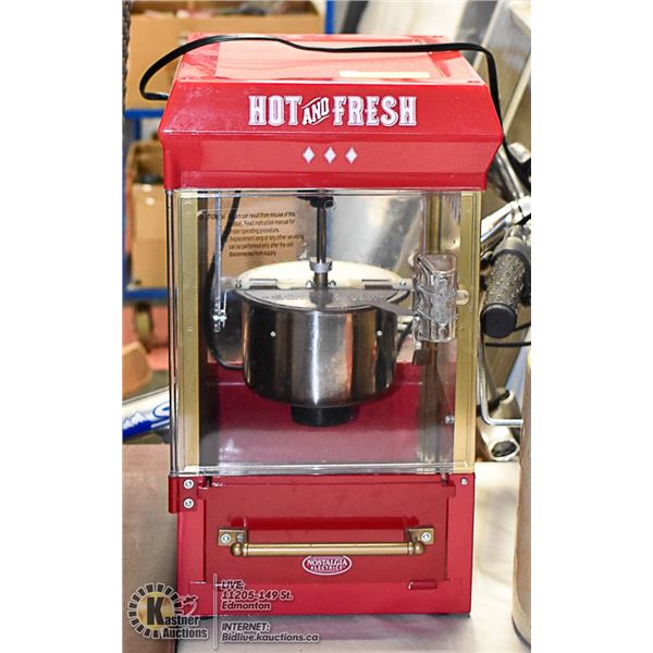 HOT AND FRESH POPCORN POPPER