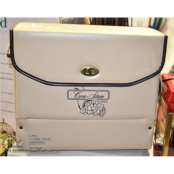 VINTAGE BAG FOR SEWING SUPPLIES