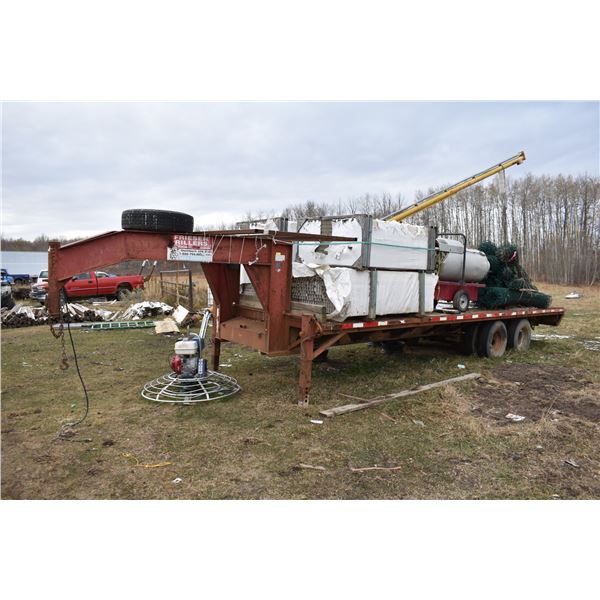 1998 JOHN PENNER 24FT GOOSENECK FLAT