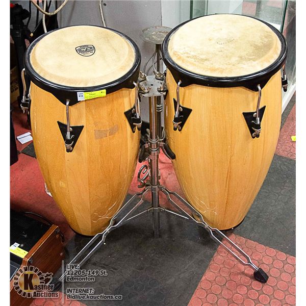 LP - COSMIC PERCUSSION DUAL CONGA DRUMS WITH