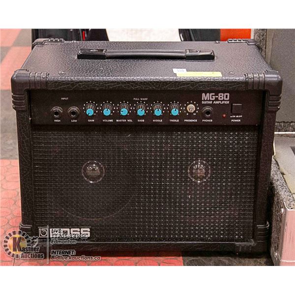 BOSS MG-80 GUITAR AMP, MISSING PRESENCE DIAL NOB