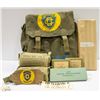 Image 1 : VINTAGE CIVIL DEFENSE FIRST AID PACK LOADED
