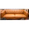 Image 7 : GENUINE LEATHER DOWN FILLED SOFA W/ CHAIR