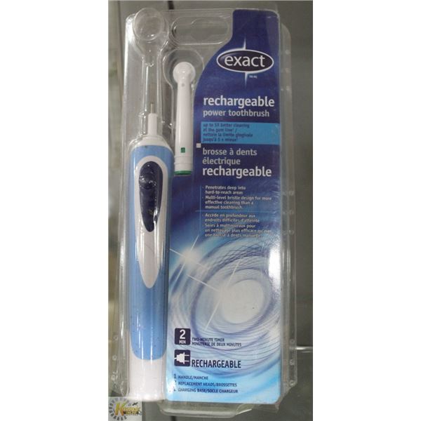 SEALED EXACT RECHARGEABLE POWER TOOTHBRUSH