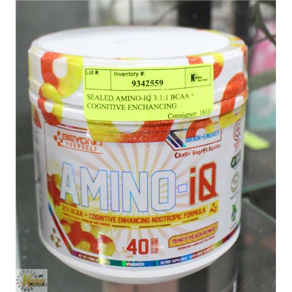SEALED AMINO-IQ 3:1:1 BCAA + COGNITIVE ENCHANCING