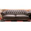 Image 8 : DELUXE GENUINE LEATHER NAILHEAD SOFA W/LOVESEAT &